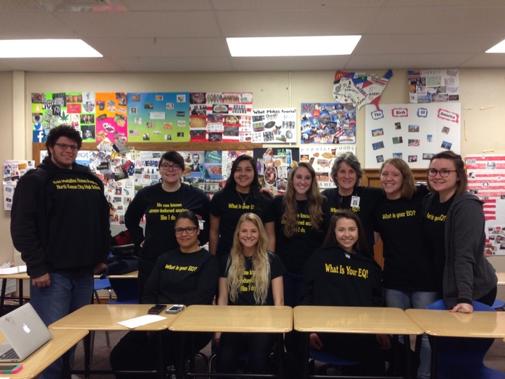 Gold Medallion Block 1 Being Serious T-Shirt Photo