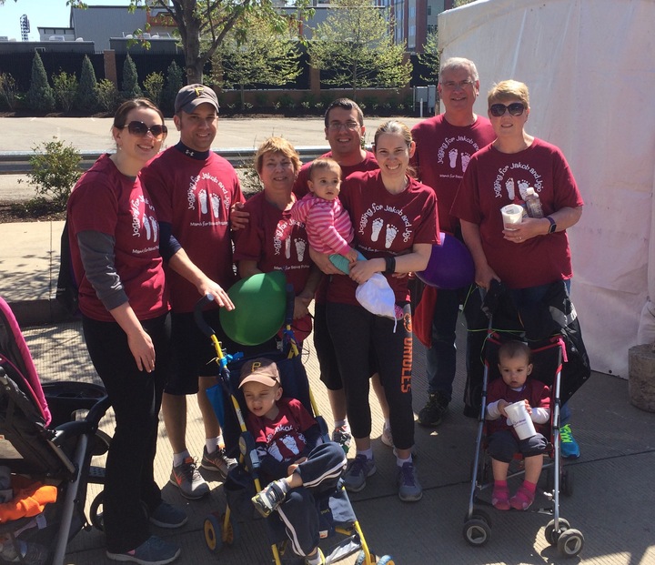 Jogging For Jakob And Jojo  T-Shirt Photo