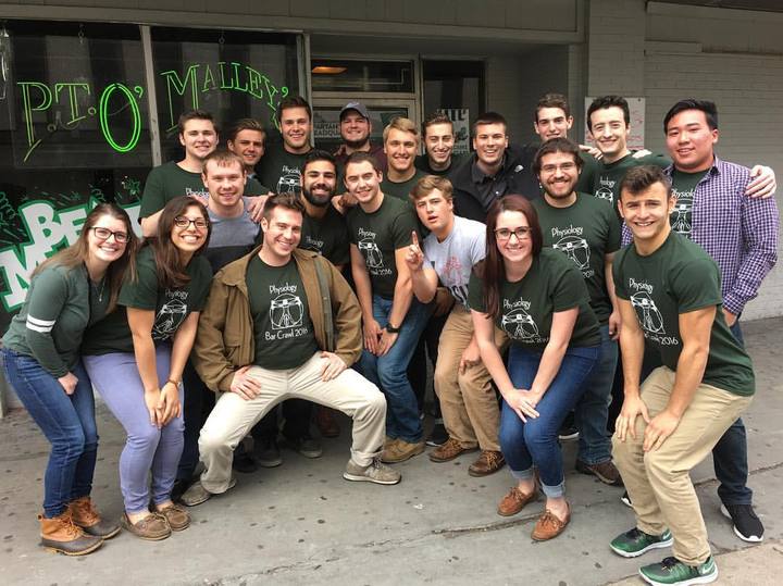 Physio Senior Bar Crawl T-Shirt Photo