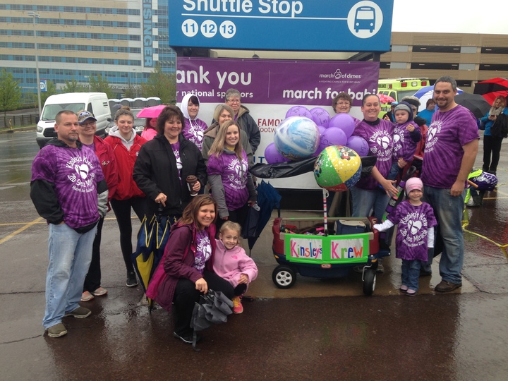 March For Babies 2016 Kinsley's Krew T-Shirt Photo