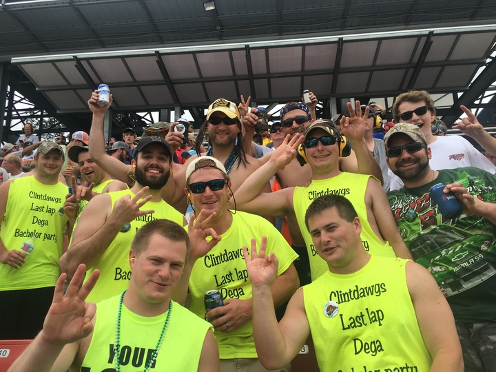 Clintdawgs Bachelor Party T-Shirt Photo