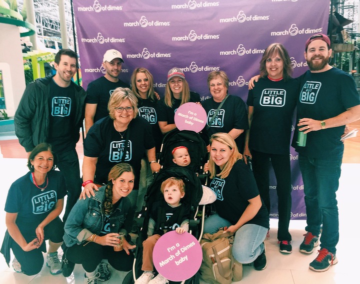 March For Babies! Team Little But Big! T-Shirt Photo