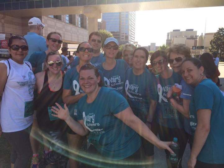 Jessica's Ovary Achievers   Sprint For Life 5k 2016 T-Shirt Photo