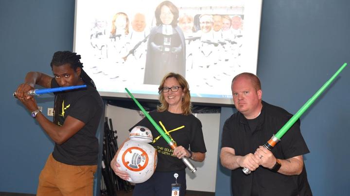 May The Source Code Be With You  Our Trainers T-Shirt Photo