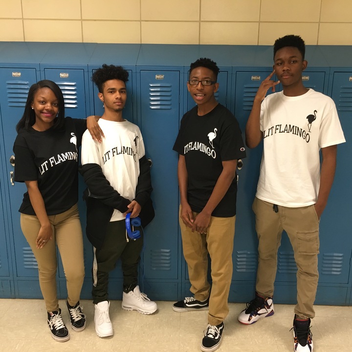 Lit Flamingo T-Shirt Photo