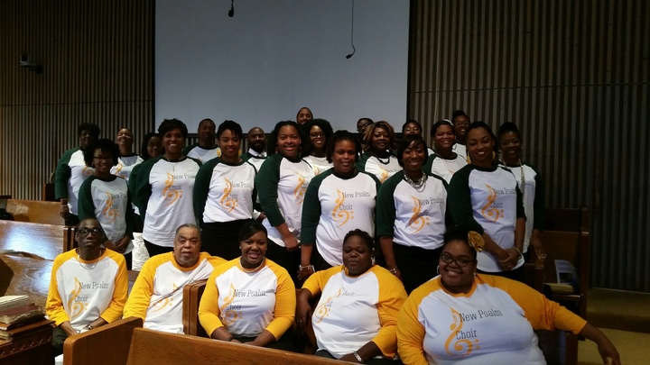 New Psalm Young Adult Choir Of Antioch Missionary Baptist Church In San Antonio, Tx  T-Shirt Photo