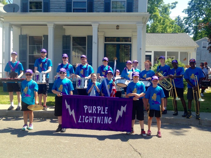 Purple Lightning  Band At Owego Strawberry Festival T-Shirt Photo