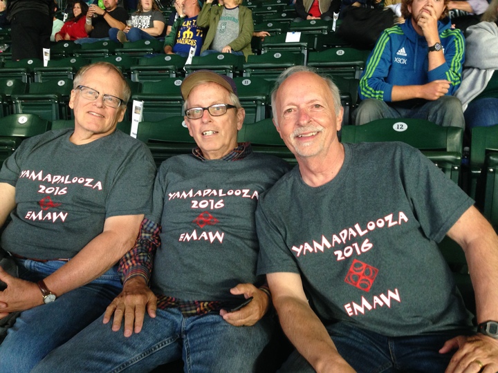 K State Wildcats @ Mariners Game (Less The Guy Who Busted His Leg) T-Shirt Photo