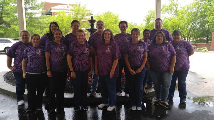 Seasons Goes Purple For Alzheimer's  T-Shirt Photo