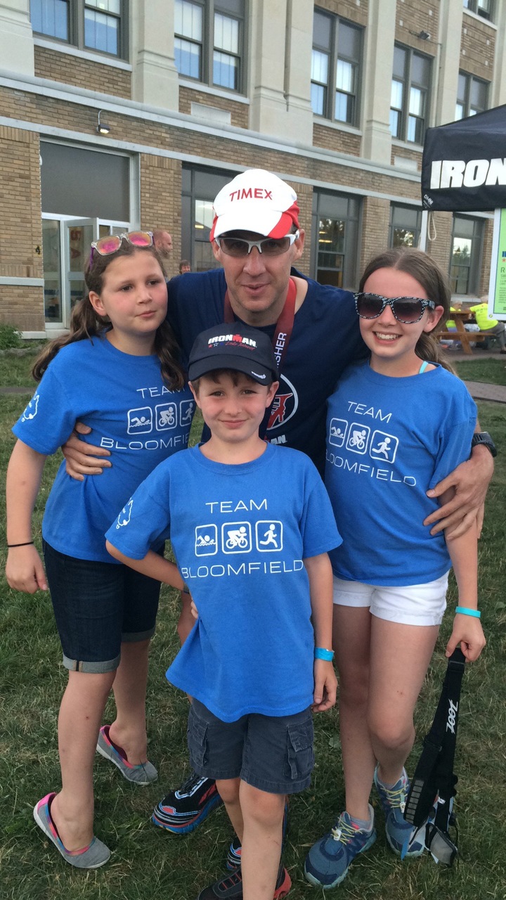 Dad Survived Ironman Lake Placid T-Shirt Photo