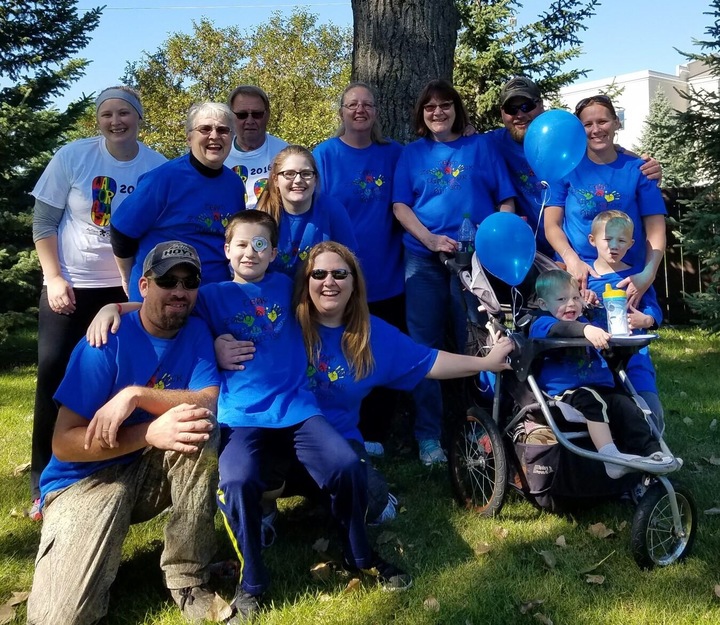 Team Zach Attack Walk For Autism T-Shirt Photo