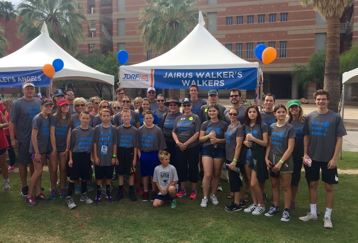 Jairus Walker's Walkers For Jdrf One Walk T-Shirt Photo