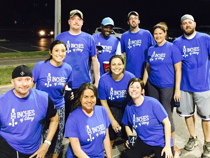 14 Inch "W" For Our Custom Ink Team Tees T-Shirt Photo