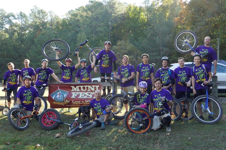 Stomp Muni (Mountain Unicycle) Fest T-Shirt Photo