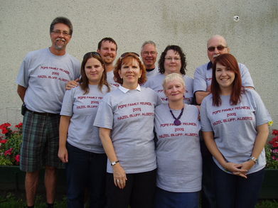 2009 Pope Family Reunion T-Shirt Photo