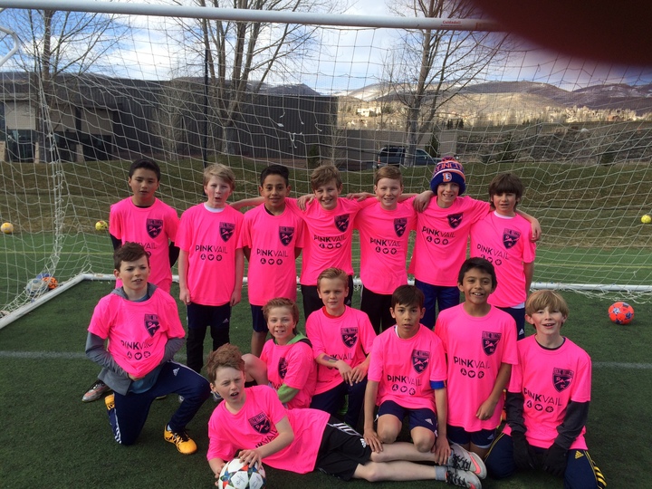 Pink Soccer T-Shirt Photo