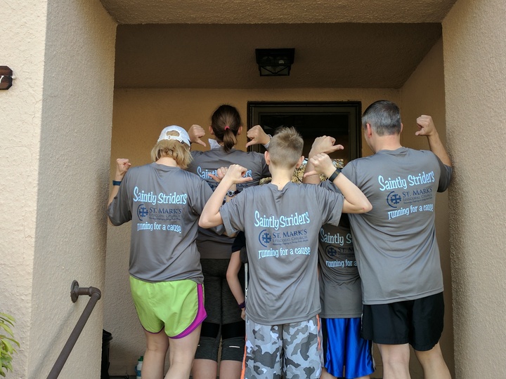 Staintly Striders First Run T-Shirt Photo