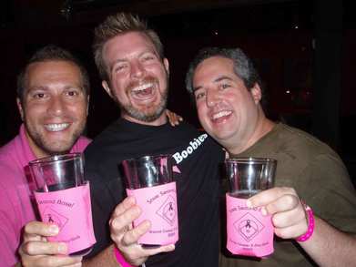 Breast Cancer Pub Crawl With Custom Ink T-Shirt Photo