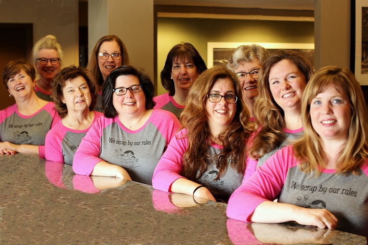 Sassy Scrappers Scrapbooking Friends! T-Shirt Photo