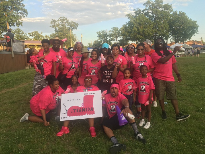 Giving Cancer The Boot  T-Shirt Photo