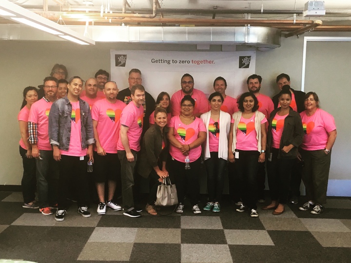 Caring With Pride T-Shirt Photo