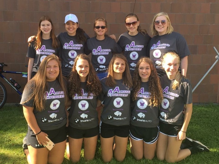 Team Alyssa's Avengers Crushing Cancer! T-Shirt Photo