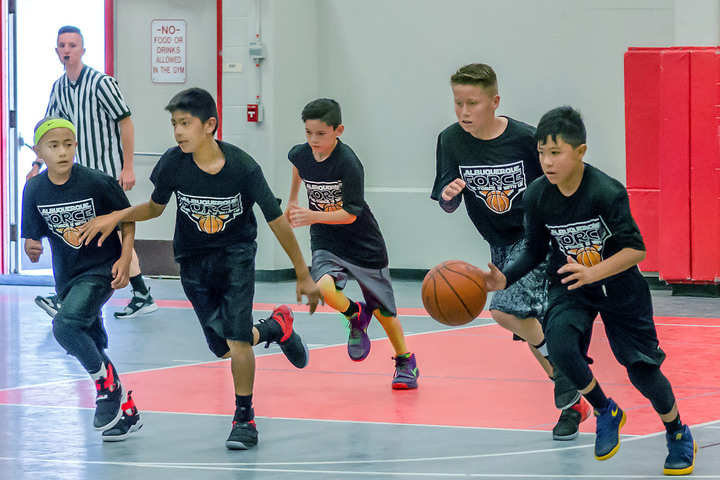 Team Force Running The Court T-Shirt Photo