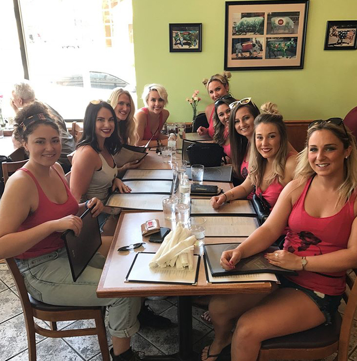 Bachelorette Crew Take Chicago T-Shirt Photo