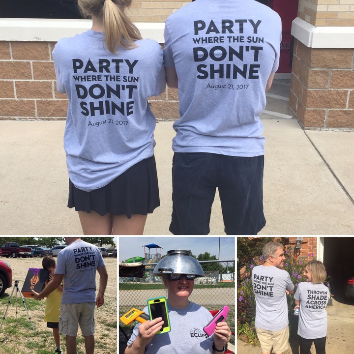 2017 Eclipse   Throwin' Shade Across America T-Shirt Photo