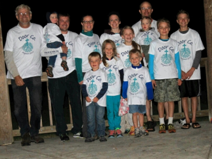 Door County Family Photo T-Shirt Photo