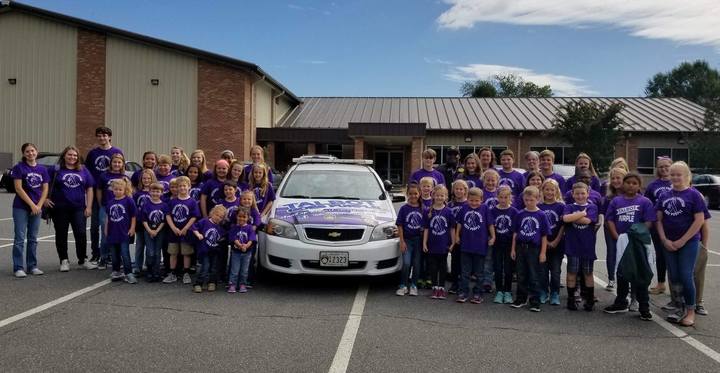 Talbot Goes Purple T-Shirt Photo