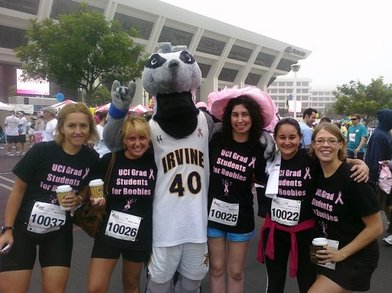 Uci Grad Students At The 'Susan G. Komen Race For The Cure' T-Shirt Photo