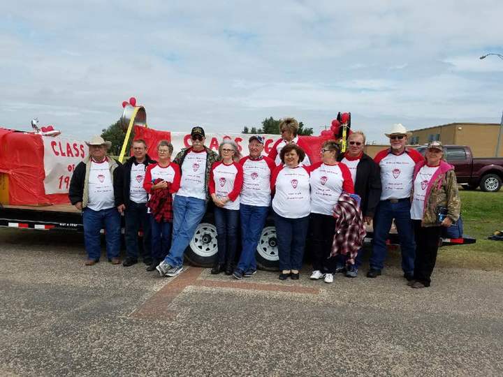 Texhoma High School Class Of 1968 50 Year Reunion T-Shirt Photo