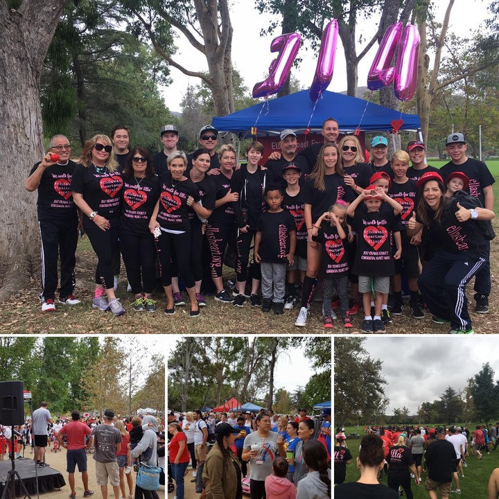 "We Walk For Ella" 2017 Oc Congenital Heart Walk T-Shirt Photo