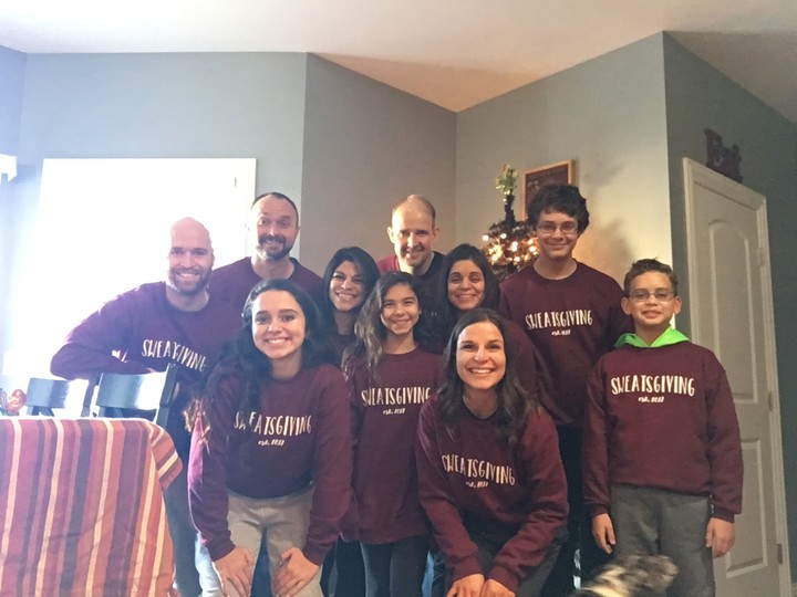 Sweatpants + Thanksgiving = Sweatsgiving T-Shirt Photo