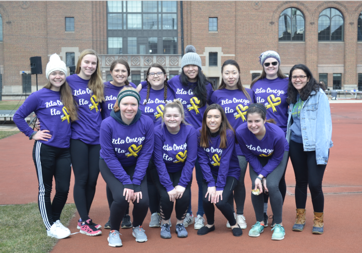 Out Of The Darkness Campus Walk, Zeta Omega Eta T-Shirt Photo