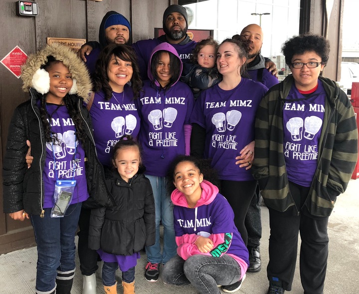 Team Mi Mz  Philly March For Babies  Fight Like A Preemie T-Shirt Photo