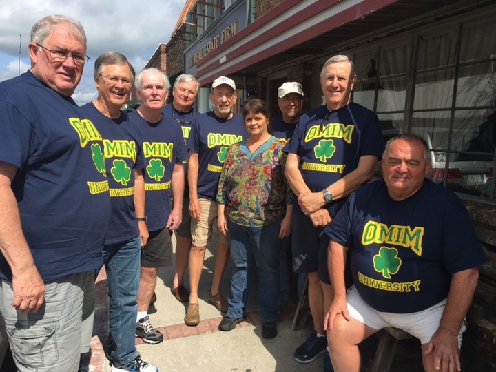 Old Men In Morning  ( Omim) University T-Shirt Photo