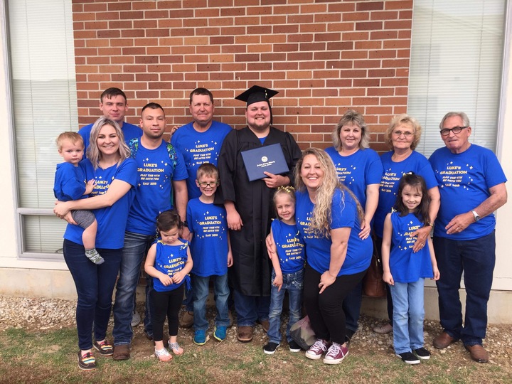 Luke's Graduation T-Shirt Photo