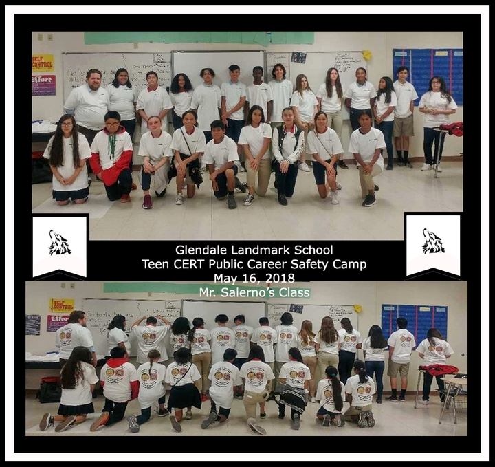 Teen Cert Lives! Public Service Career Camp Winners! T-Shirt Photo