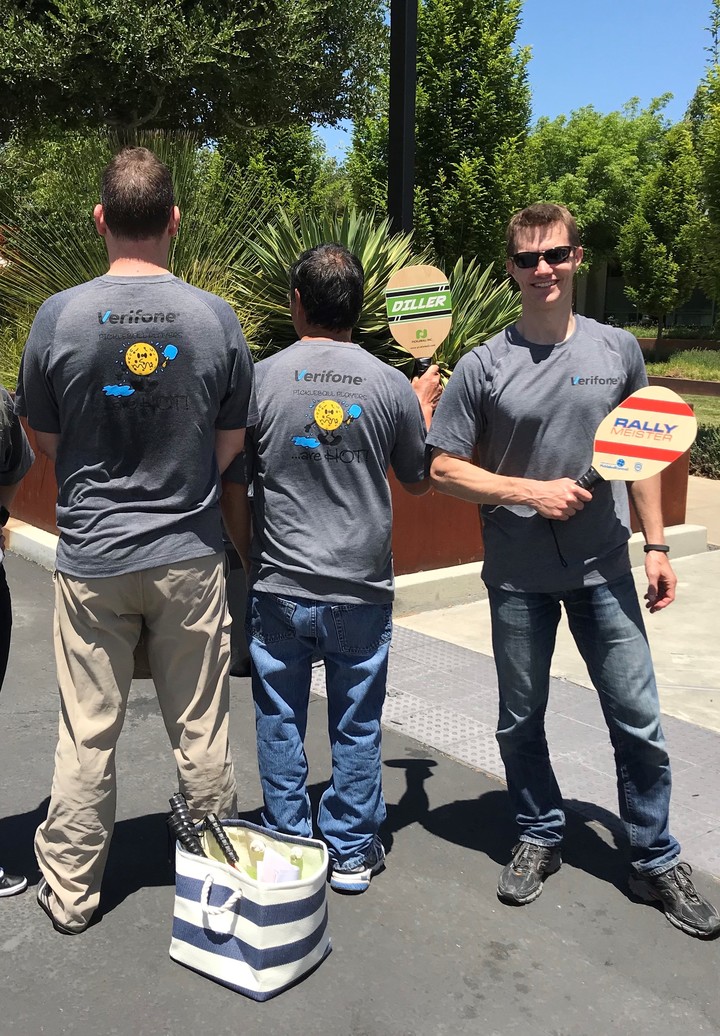 Verifone Pickball Players Are Hot! T-Shirt Photo