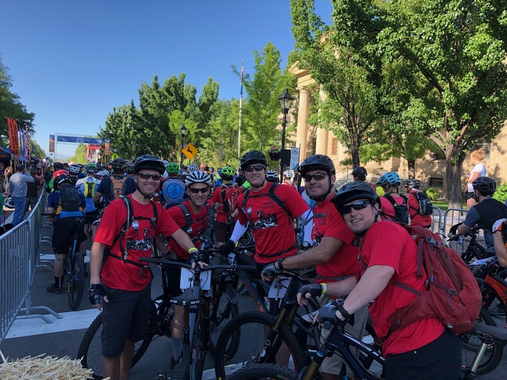 Ready To Roll At The Carson City Off Road   Captital 35 Mountain Bike Race T-Shirt Photo