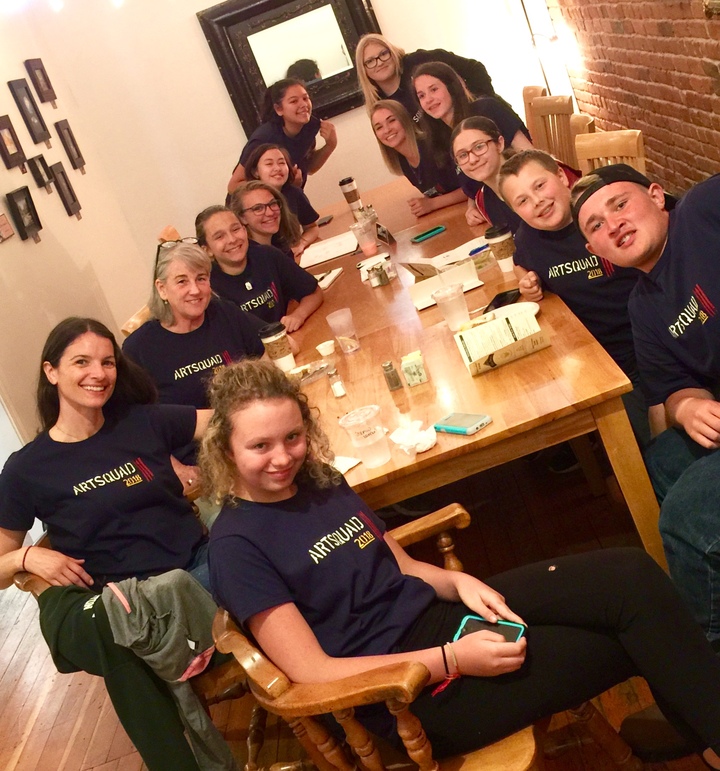 Artsquad 2018, Goes To Max Porters To Celebrate And Reflect The Future Of Artsquad! T-Shirt Photo