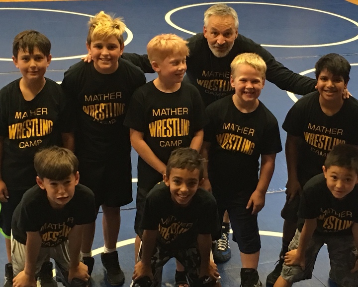 Mather Wrestling Camp T-Shirt Photo
