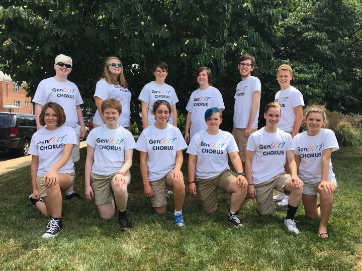 Participants In 2018 Gen Out Chorus Camp T-Shirt Photo