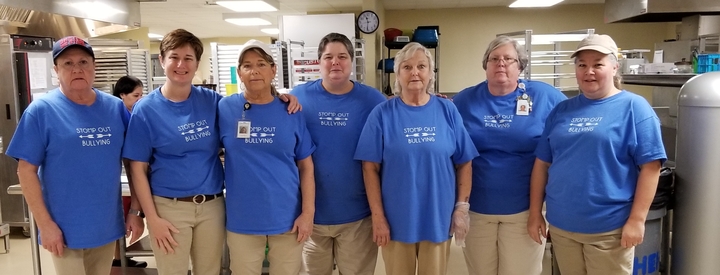 Lunch Ladies Stomping Out Bullying  T-Shirt Photo