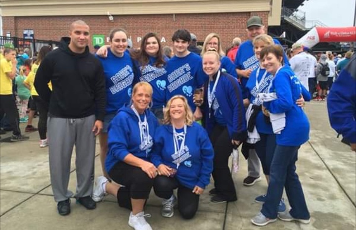 Barr's Brigade At Als Walk 2018 T-Shirt Photo