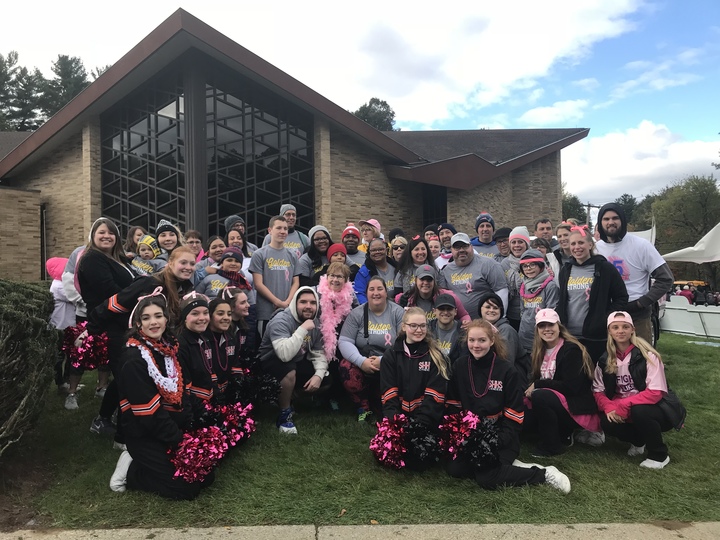 Golden Strong! Breast Cancer Walk Team T-Shirt Photo