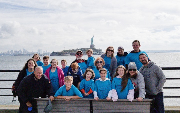 The Graham Fam At Jdrf One Walk T-Shirt Photo