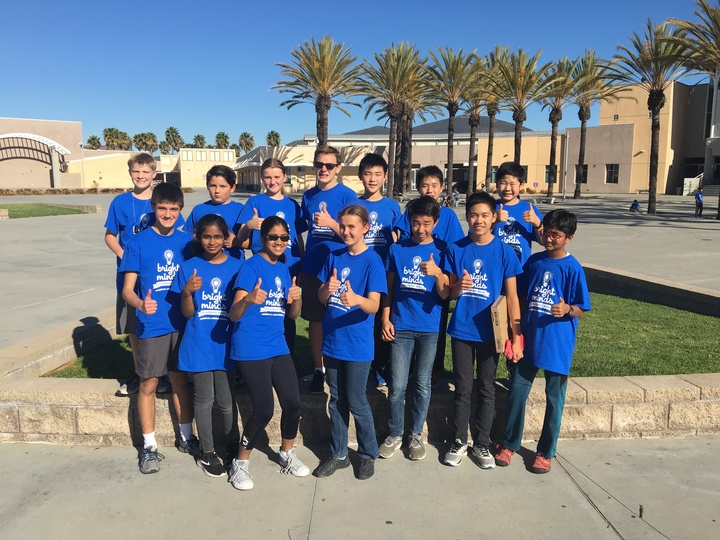 Marshall Middle School  (San Diego) At Our First Quiz Bowl Tournament 12/15/2018 T-Shirt Photo